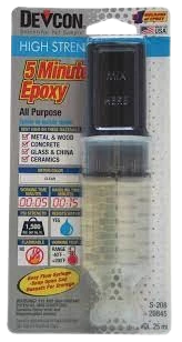 5 Minute Epoxy Çift Şırıngalı Enjektör (S-208) - 5 Minute Epoxy (5 DAKİKA EPOKSİ) Çift Şırıngalı Enjektör (Blister) (S-208)