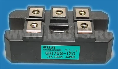 6RI100G-120 - 6RI100G-120 100A 1200V Fuji Köprü Diyot Modülü