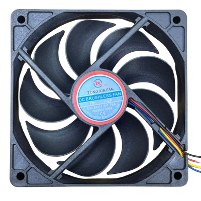 120x120x25 12v fan - Linyi Tongxin 12V DC 120x120x25 0,51A 4 Kablo Ball Bearing Fan