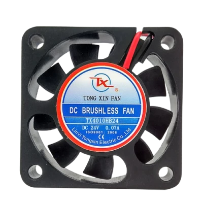 40x40x10 24v fan - Linyi Tongxin 24V DC 40x40x10 0,20A 3 Kablo Sleeve Bearing Fan